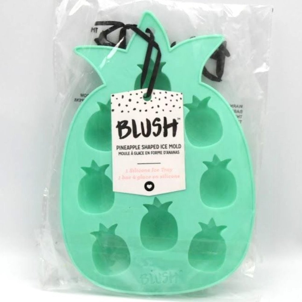 Blush Pineapple Shaped Ice Mold Candy Mold Jello Jiggler Jello Shots Teal - Picture 2 of 6